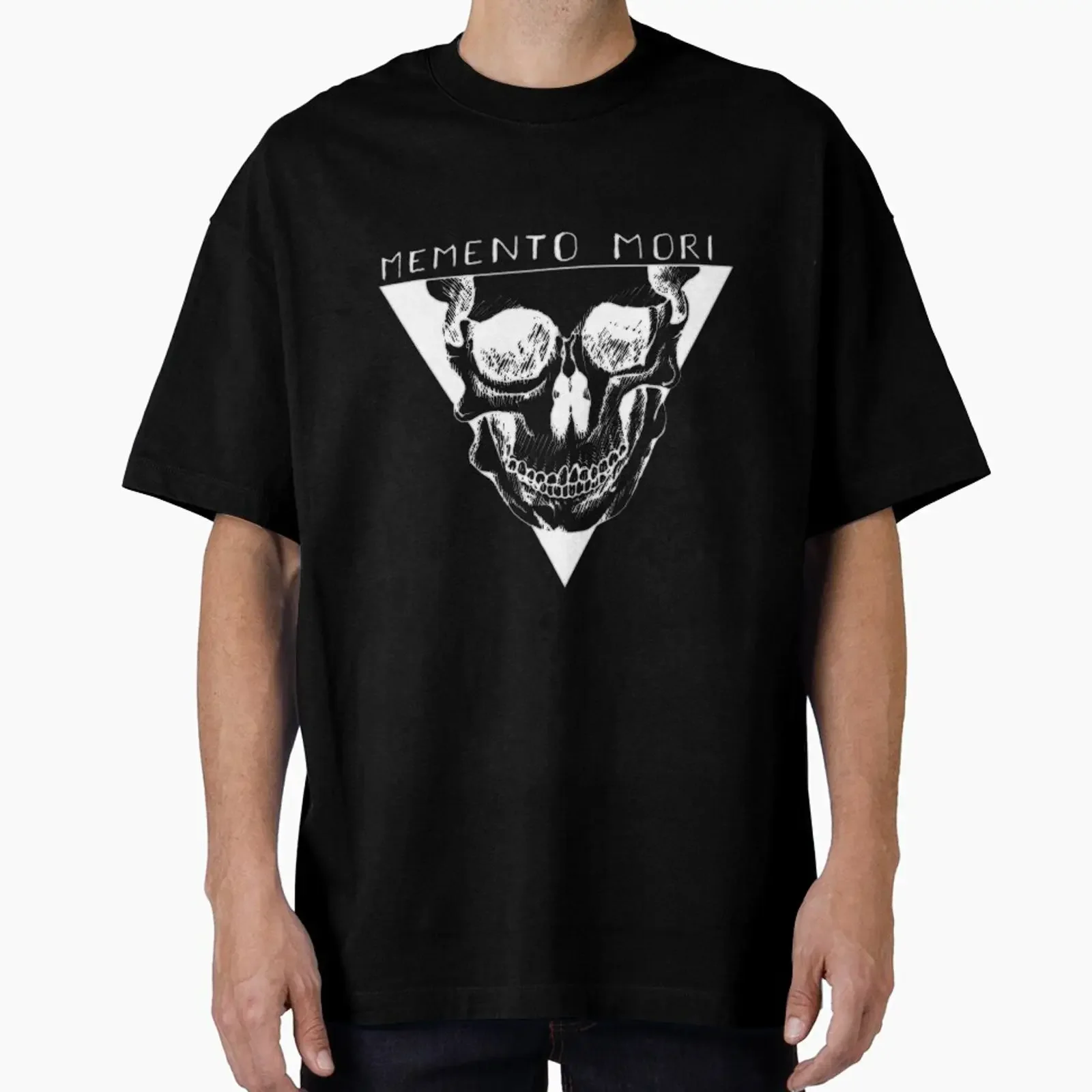 Memento Mori White designed and sold by Cold Bones vintage Washed Versatile Stylish Soft Unisex designer clothes Comfortable