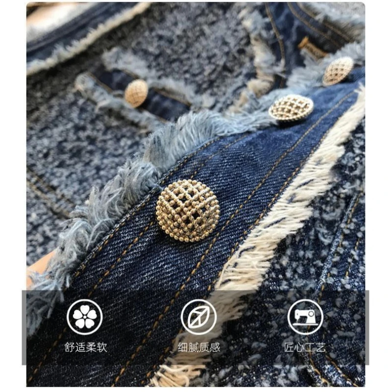 الفاخرة خمر الجاكار صدرية سترة المرأة أكمام سترة الاتجاه الجديد Vestes أعلى شرابات المرقعة سترة واحدة الصدر