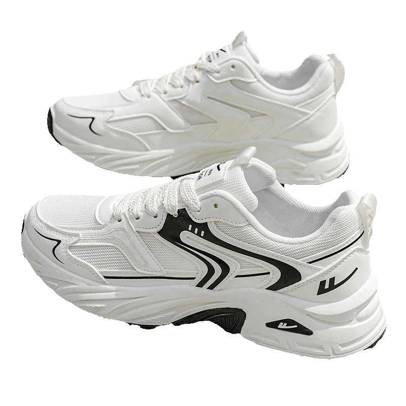 Pull-back Shoes For Men, 2026 New Spring-summer Breathable Mesh Sneakers, Men's Retro Thick-soled Dad Shoes_vogvips.com