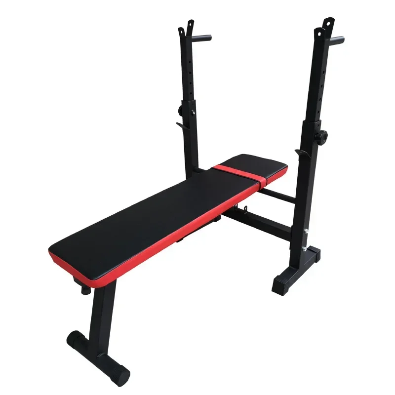 Multifunctional Weight Bench Barbell Rack Weightlifting Bed Folding Barbell Lifting Training Bench Bracket Bench Press Frame