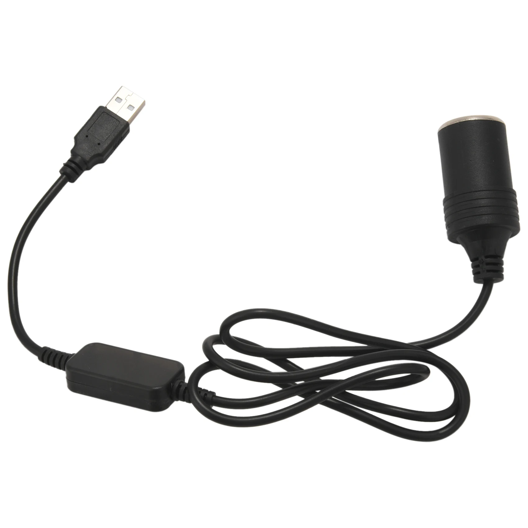 #(Upgraded)USB 5V To 12V Car Lighter Socket Power Female Converter Adapter Cable