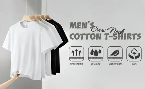 Imagen 2 del producto Camisetas de lavado vintage para gimnasio y culturismo de gran tamaño, camiseta de lavado superior, ropa de calle con cuello redondo, camiseta de lavado gráfico de moda para hombre