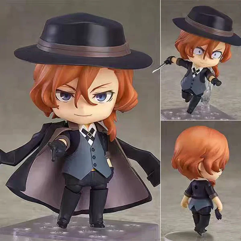 

Фигурки аниме Bungo Stray Dogs Dazai Osamu GSC 657 # Фигурка Nakahara Chuuya Edogawa Rampo 10 см, коллекция моделей из ПВХ, игрушки