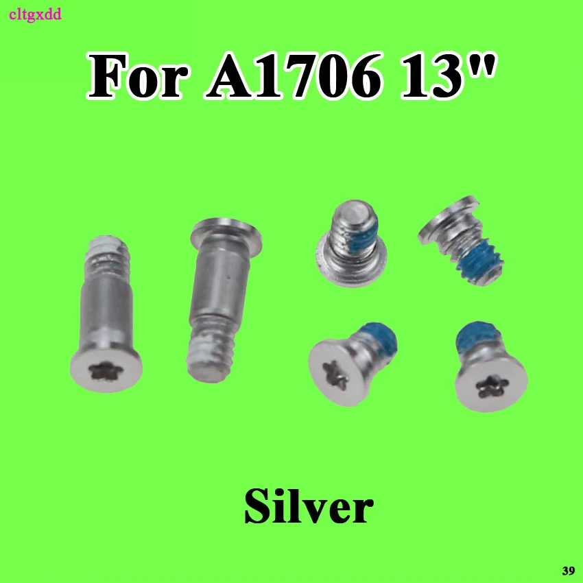 1 Set 13" 15" 17" Laptop-Unterabdeckung Reparatur-Schrauben-Kit Kompatibel mit A1278 A1465 A1398 A1369 A1502 A1706 A1707 A1708 A12 – Detail 4