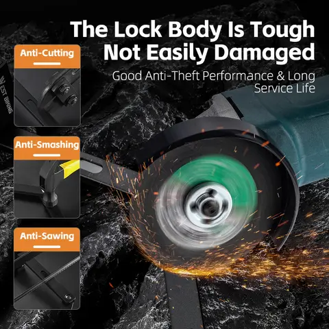 8 best sales hopfällbart cykellås - №1