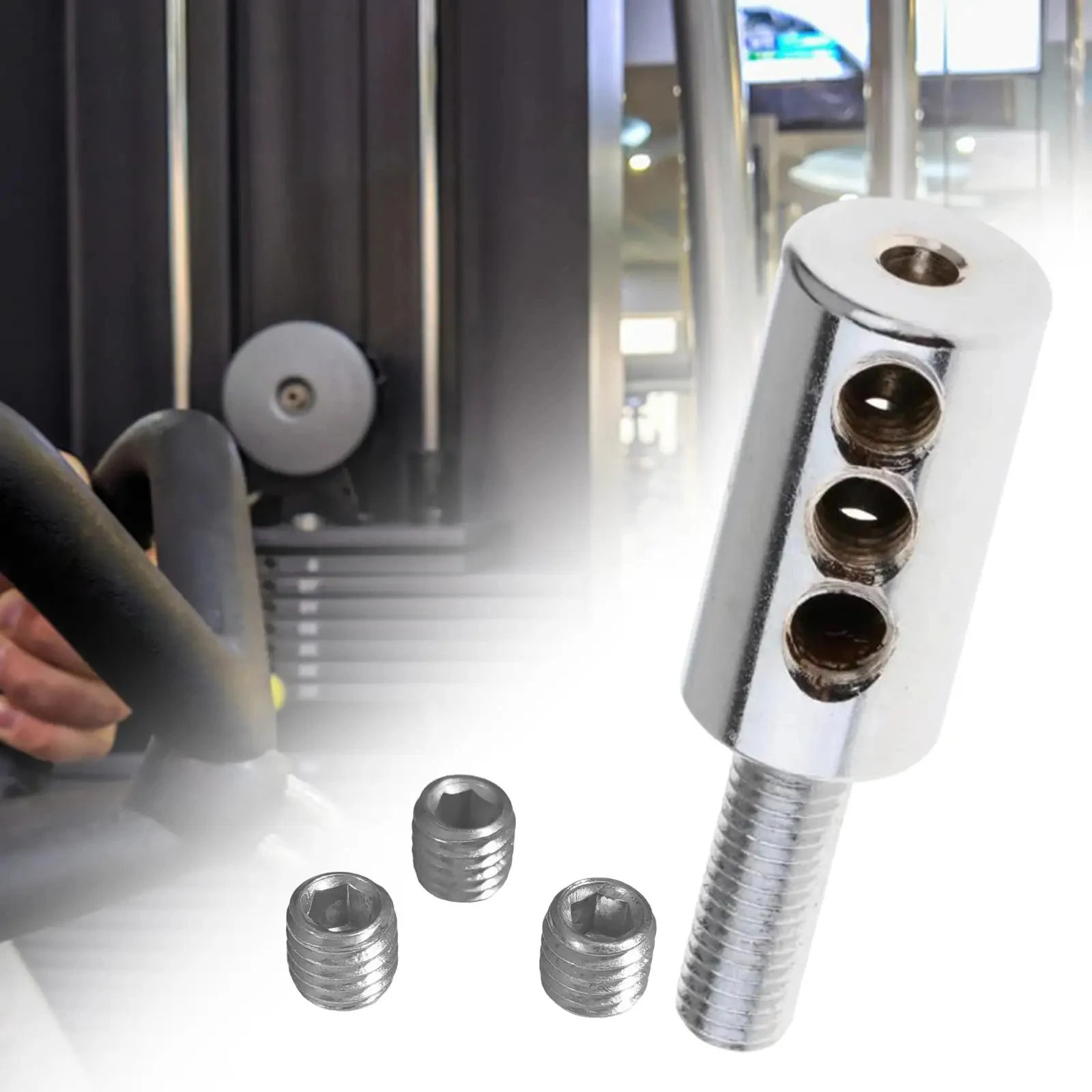 Tapa superior de pasador selector de metal de 12 mm para cable de gimnasio, accesorio para máquina de ejercicio portátil, para pilas de pesas