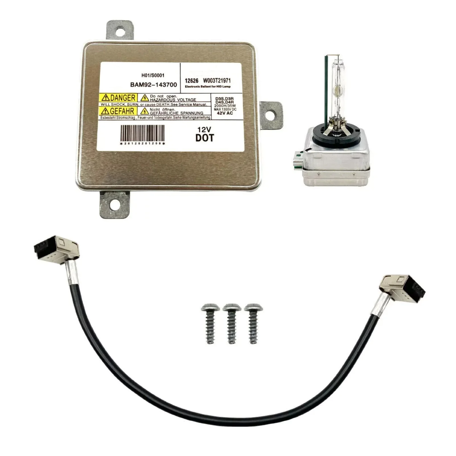 1 Set Xenon Ballast HID D3S Bulb Lamp Control Unit Computer Replacement Part For Chrysler 300 2011-2021 W003T21971 Car Accessory