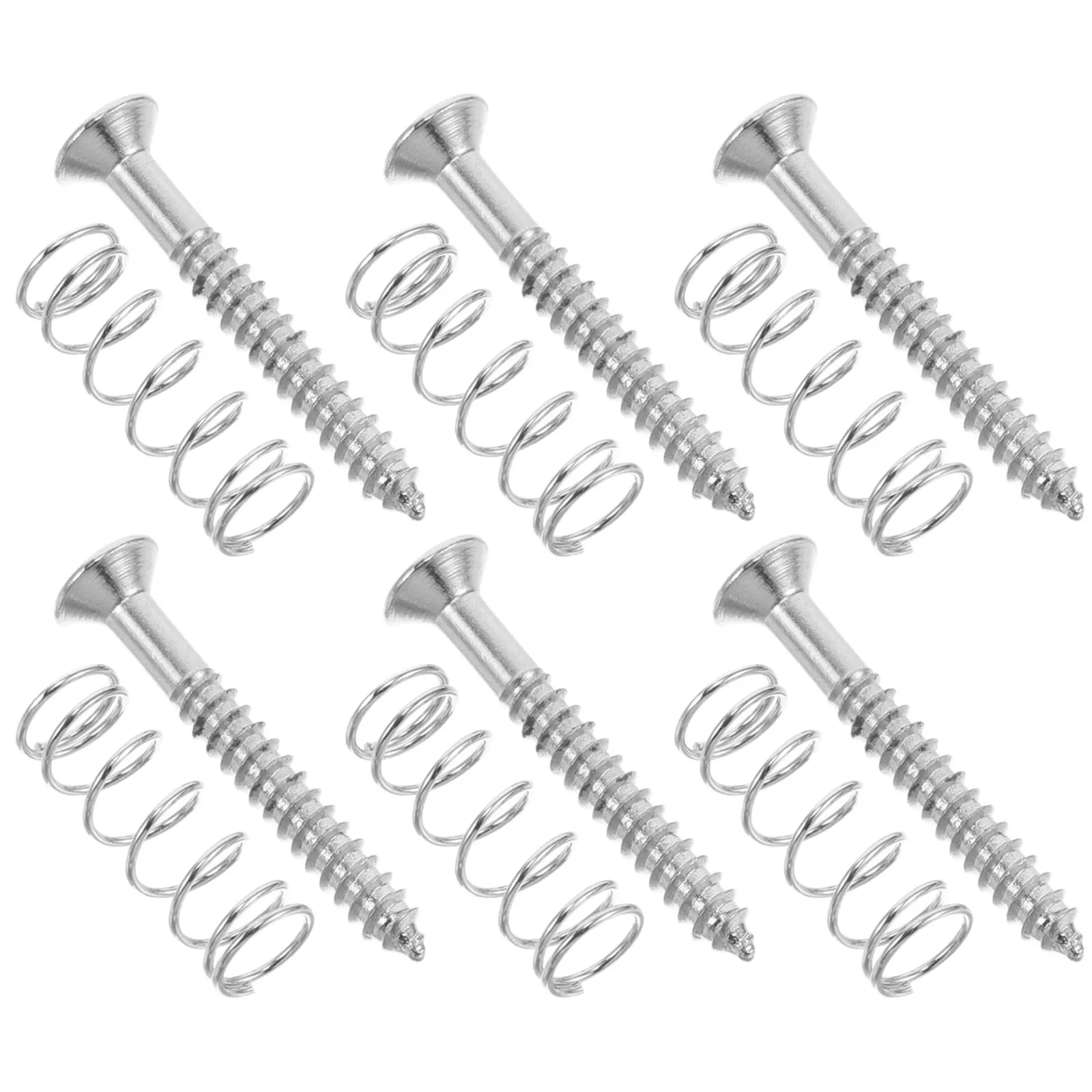 

1Set Guitar Pickup Screws Springs Stylish Appearance Easy Installation Enhanced Sound Clarity Electric Guitar Parts Accessories
