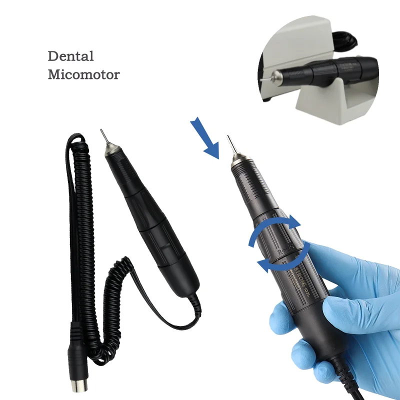 VVDental 35000 RPM Fast Strong Dental Micromotor Machine Handpiece Electric Nail Drill for Dentistry 204 Polishing