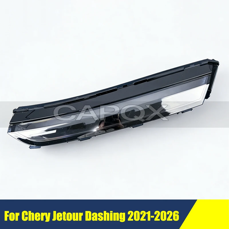 Daytimelight Cover Front Bumper Foglight Frame For Chery Jetour Dashing 2021-2026 Daytime Running Light Fog Light Cover