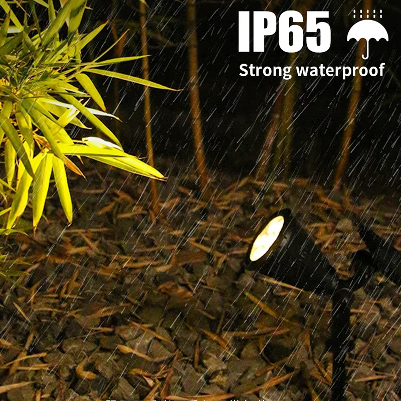 Outdoor IP65 Waterproof,Spot Lights,Brightness Adjustable for Garden Backyard Driveway Patio Law Decor Patio Law Decor