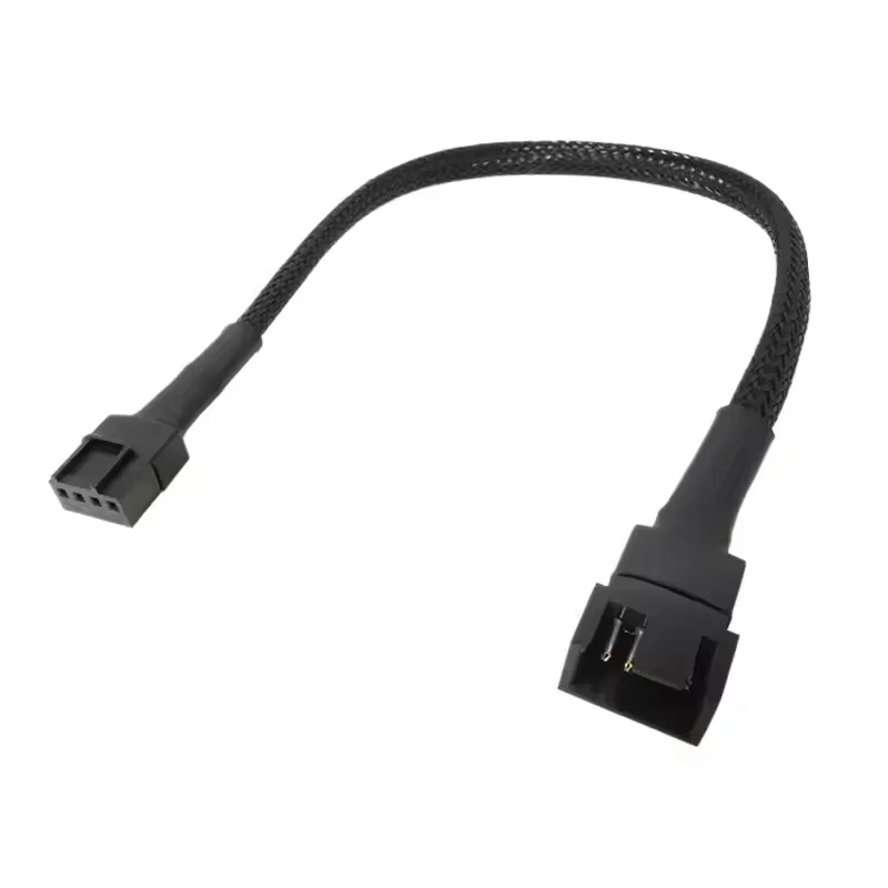 27cm PWM Fan Splitter 4pin Adapter Cable 1 to 1 Computer CPU Cooler Fan Splitter PC Chassis Fan Lengthen Extension Power Cable