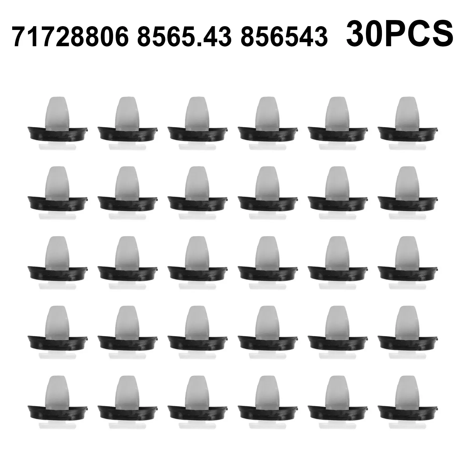 Reliable Car Door Trim Panel Clips 30 Pack Designed for Fiat For Ducato OEM Number 71728806 Long lasting Plastic Material