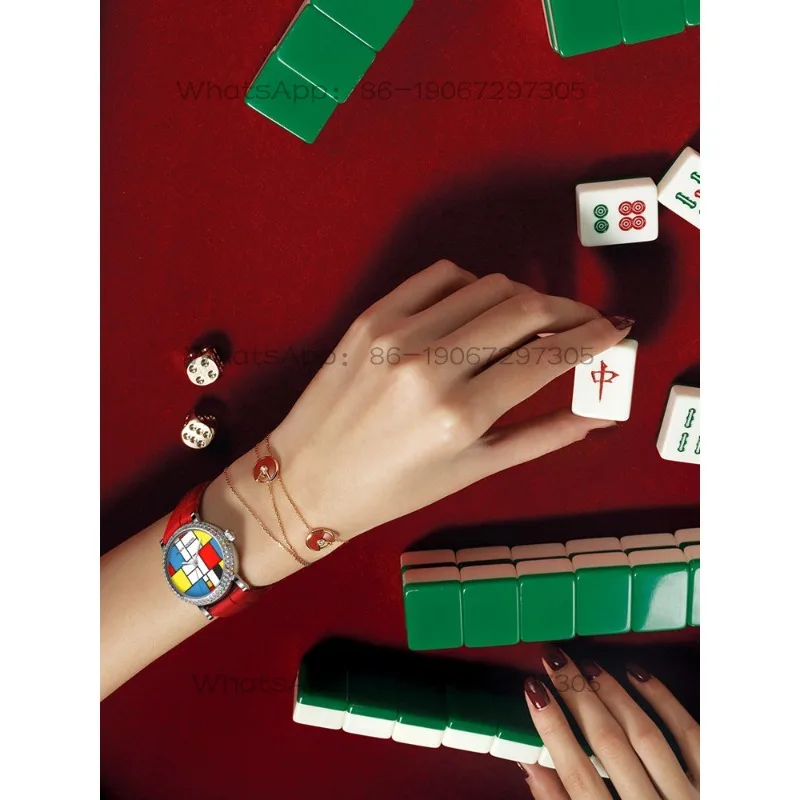 Women's INS Style Zodiac Red Mechanical Watch, Minimalist, Waterproof Women's Watch