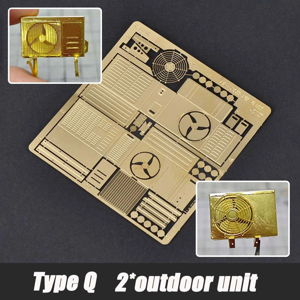 

Miniature Diorama Air Conditioner Outside Unit Model Garage Scene Accessories Model Layout Parts
