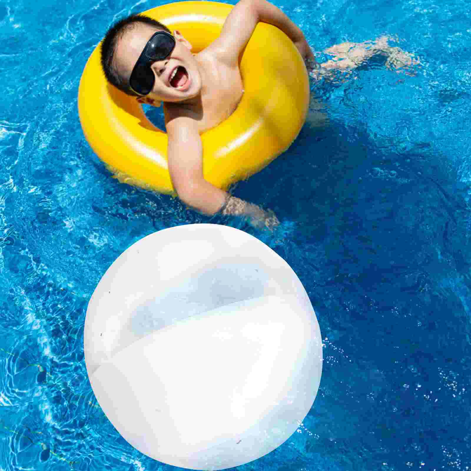 3 Pcs Inflatable Sequin Ball Glitter Beach Balls Pool Pvc Small Child Summer Toys