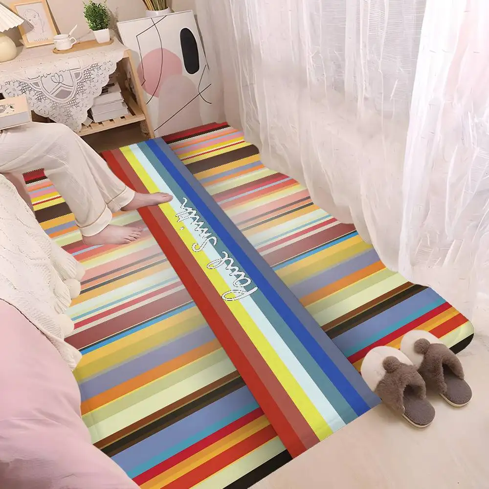 S_Smiths Fashion P_Paul Bathroom Mat Kids Room Bedroom Decoration Balcony Anti-Slip Doormat Living Room Bedside Area Rugs