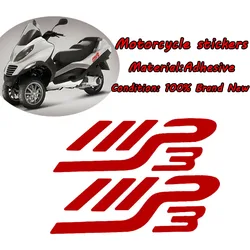 Moto Emblems Logos Motorcycle Stickers New Fit For MP3 125 300 400 500 Moto Scooter