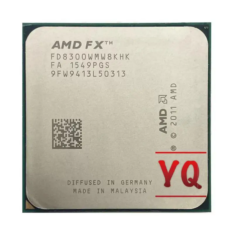 

New AMD FX-8300 FX 8300 FX8300 3.3 GHz Eight-Core 8M Processor Socket AM3+ CPU 95W Bulk Package FX-8300