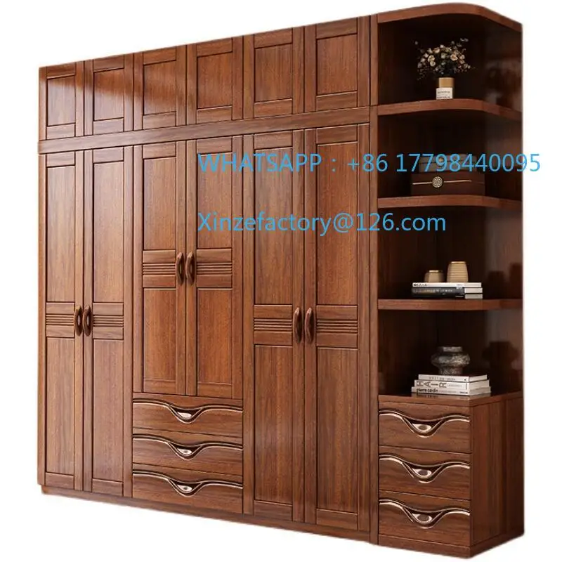 

Customizable Walnut Wardrobe Home Bedroom
