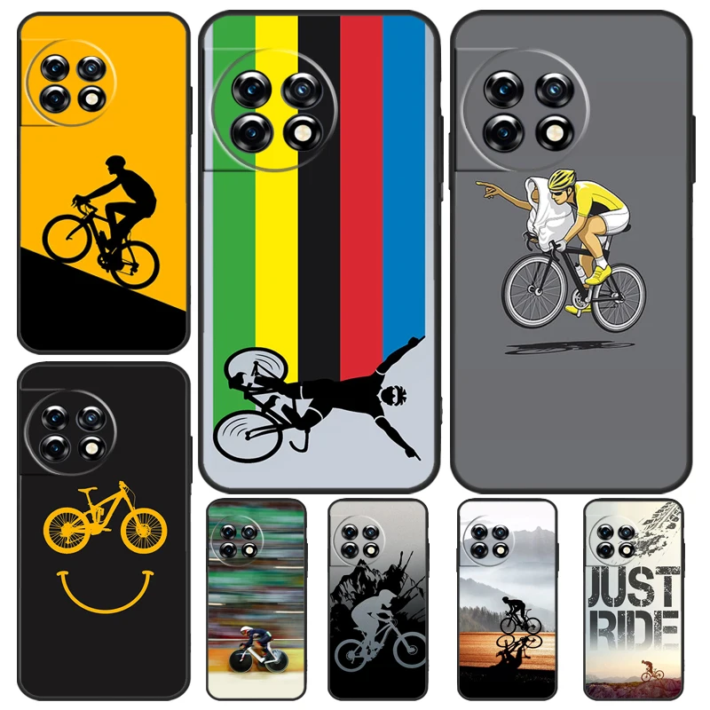 Cycling Bike Case For OnePlus Nord CE 3 Lite 2 2T N10 N20 N30 N100 N200 8T 9R 10R 10T 9 10 Pro 11 Cover