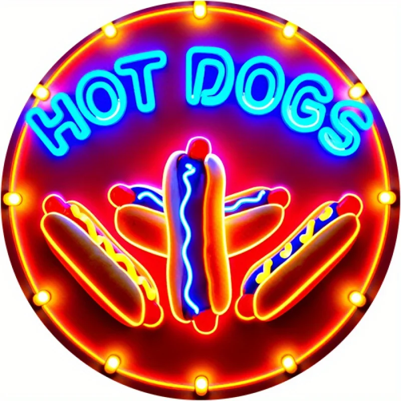 2D Vintage Metal Sign, Flat Printed Iron Wall Art, Retro Diner Decor, , Multifunctional Hanging Ornament for Home