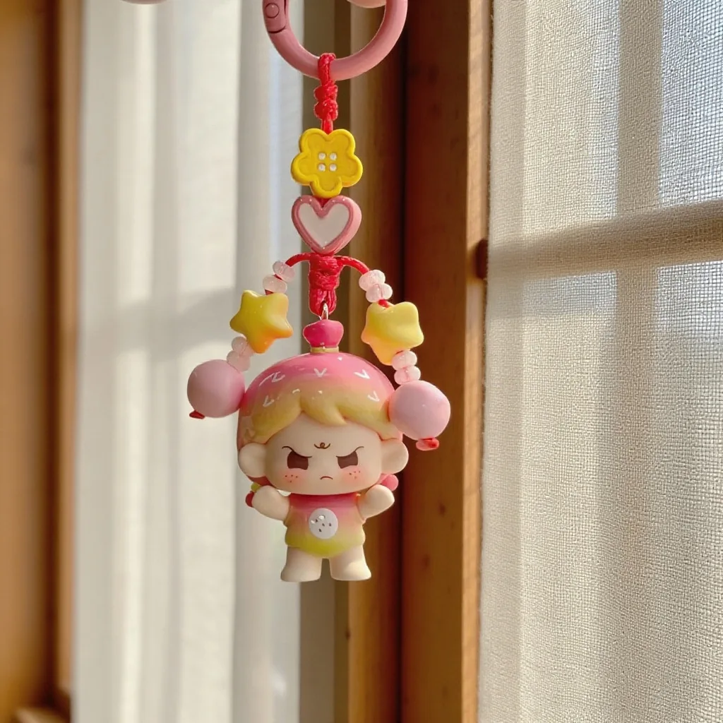 1/6 قطعة إكسسوارات رائعة على شكل قطرة الندى الصغيرة يمكنك صنعها بنفسك: حلقات مفاتيح متخصصة إبداعية وسحر على طراز الدوبامين