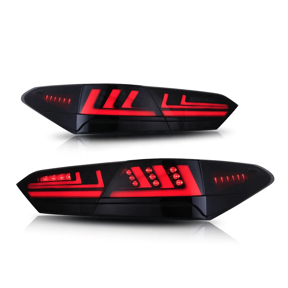 

Задний фонарь TT-ABC для Toyota Camry SE XSE LE Lexus Factory, горячая распродажа, дымовые светодиодные задние фонари, стильные последовательные задние фонари в сборе