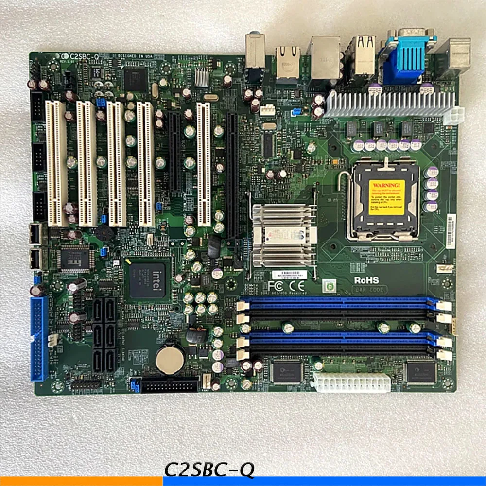 Original Server Motherboard For Supermicro C2SBC-Q LGA775 5*PCI Good Quality