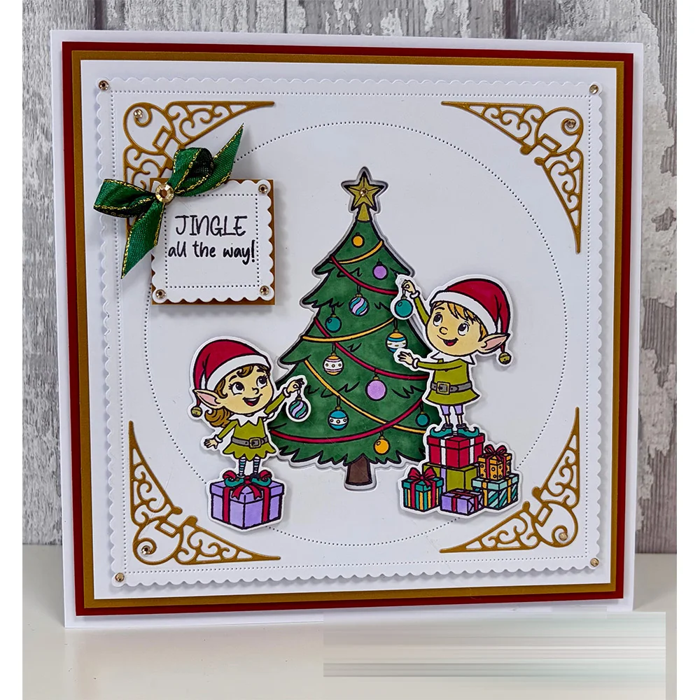 Santa's Workshop Toys Die Set Metal Cutting Dies Clear Stamps DIY Handmade Scrapbooking Birthday Greeting Card Making 2026 New - view 4
