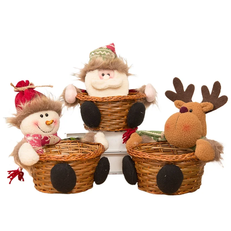 

Christmas ornaments, Christmas Eve candy basket, living room table decorations