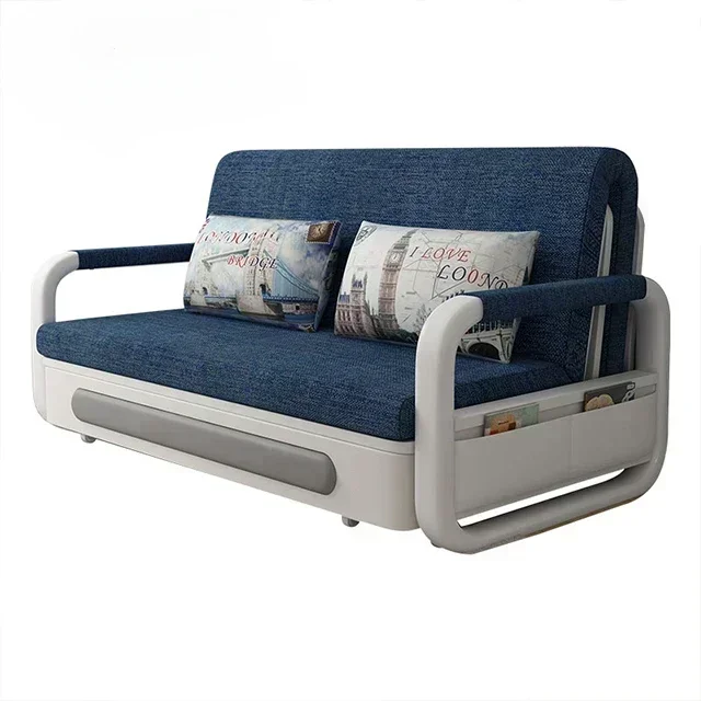 Gold Seller Wooden Sofa Bed Family Living Room Convertible Couch Folding Chair Sleeper Three Seater Sofa Bed 2024 Mo
