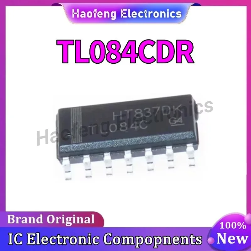 10PCS TL084CDR TL084C TL084 084CDR TL IC CHip FET-Input Operational Amplifiers SOP14 in Stock 100% New Originl