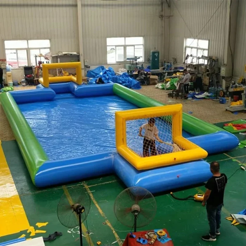 

Inflatable football field training equipment set