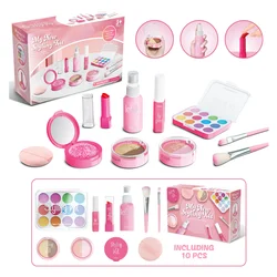 Kids Pretend Makeup Play Set for Ages 3-6 Girls, Children's Cosmetic Simulation Toy Kit, Fashion Styling Beauty Set For Girls