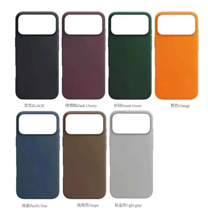 Für iPhone 18 Pro Max Magsafe Magnetisches Kabelloses Laden Leder-Handyhülle Für iPhone 17 Air 16 15 14 Plus 13 12 Pro Max 17E16E