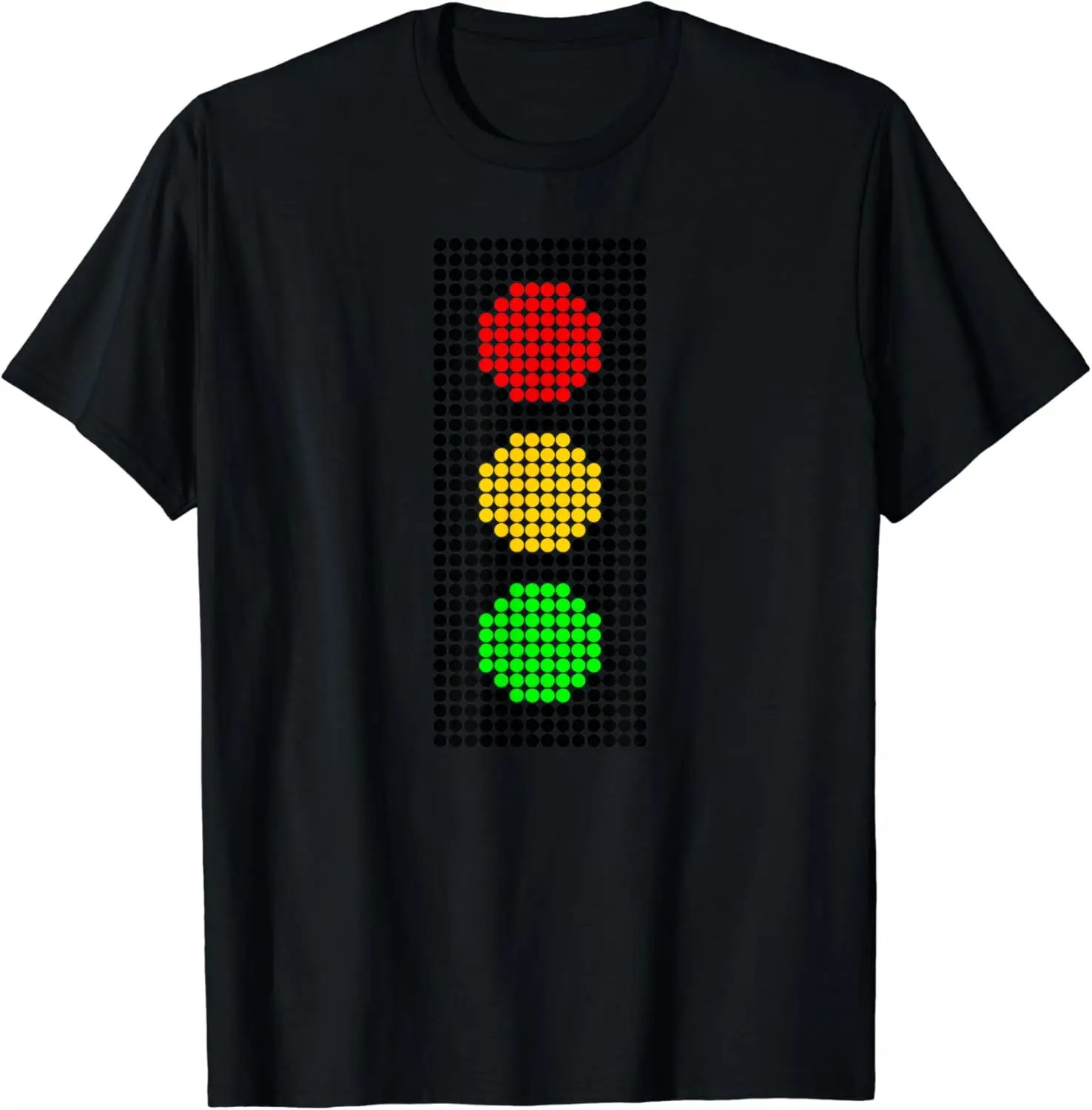 

Dot Stoplight Traffic Signal Stop-Caution-Go Tshirt