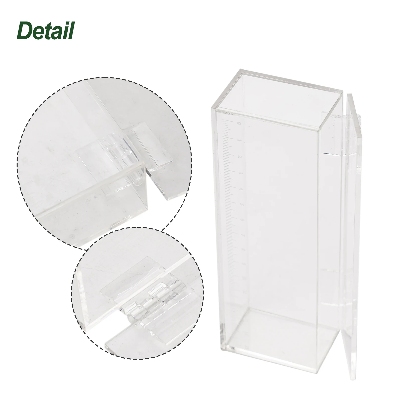 Fish Viewing Box High Clear With Scale Fish Box Fish Tank For Bitterling Gobies Transparent Acrylic Fish Tanks Viewing Box