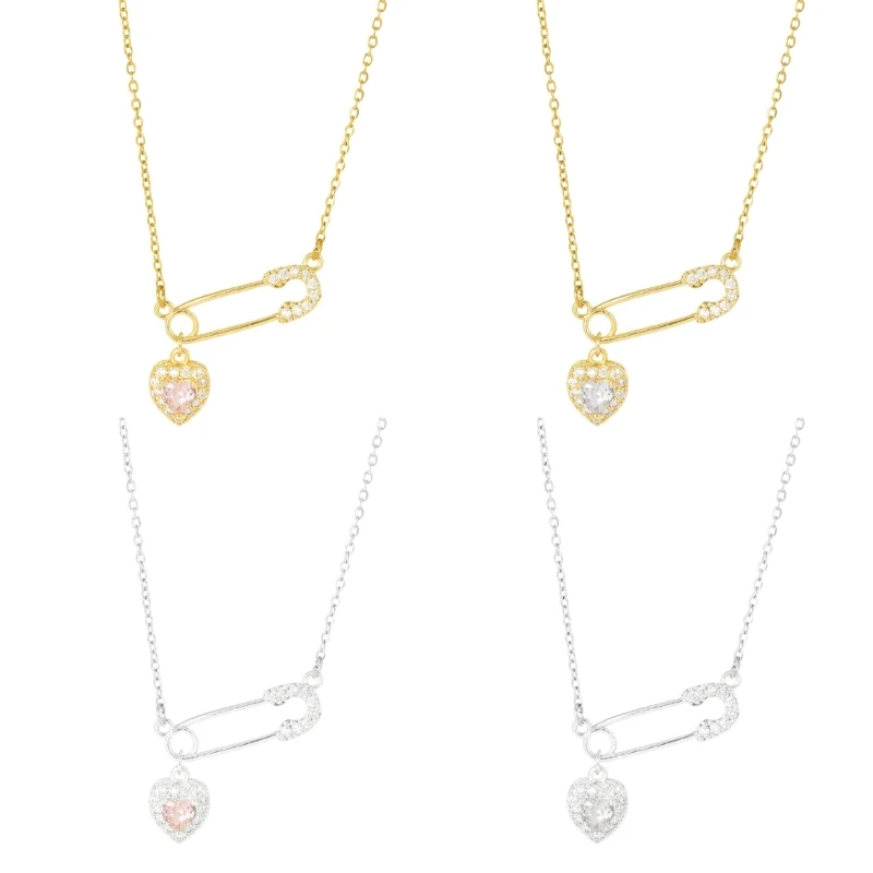 Modern Sweetheart Pendant Necklace Jewelry Pieces for Students Office Workers