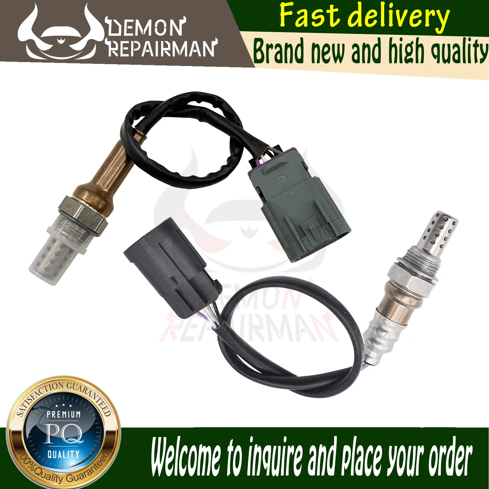 

2pcs Car Accessories Exhaust O2 Oxygen Lambda Sensor Compatible With Hyundai Genesis Azera Kia Amanti 3.8L Sonata 3.3L 234-4854