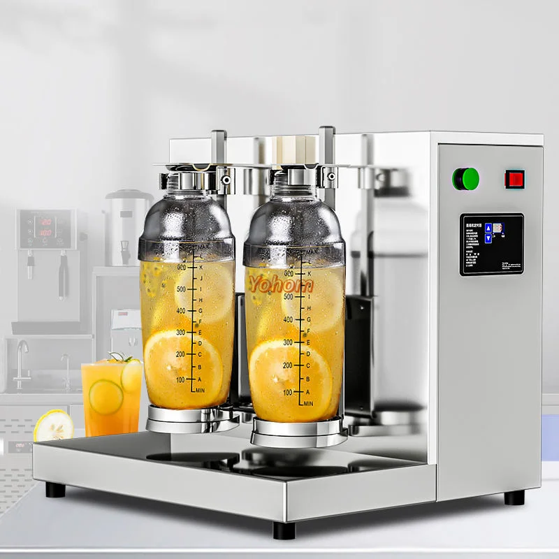 

Automatic Bubble Tea Boba Shaking Machine Blender Stainless Steel Milk Tea Shake Mixer Soft Ice Cream Smoothie Malt Blender