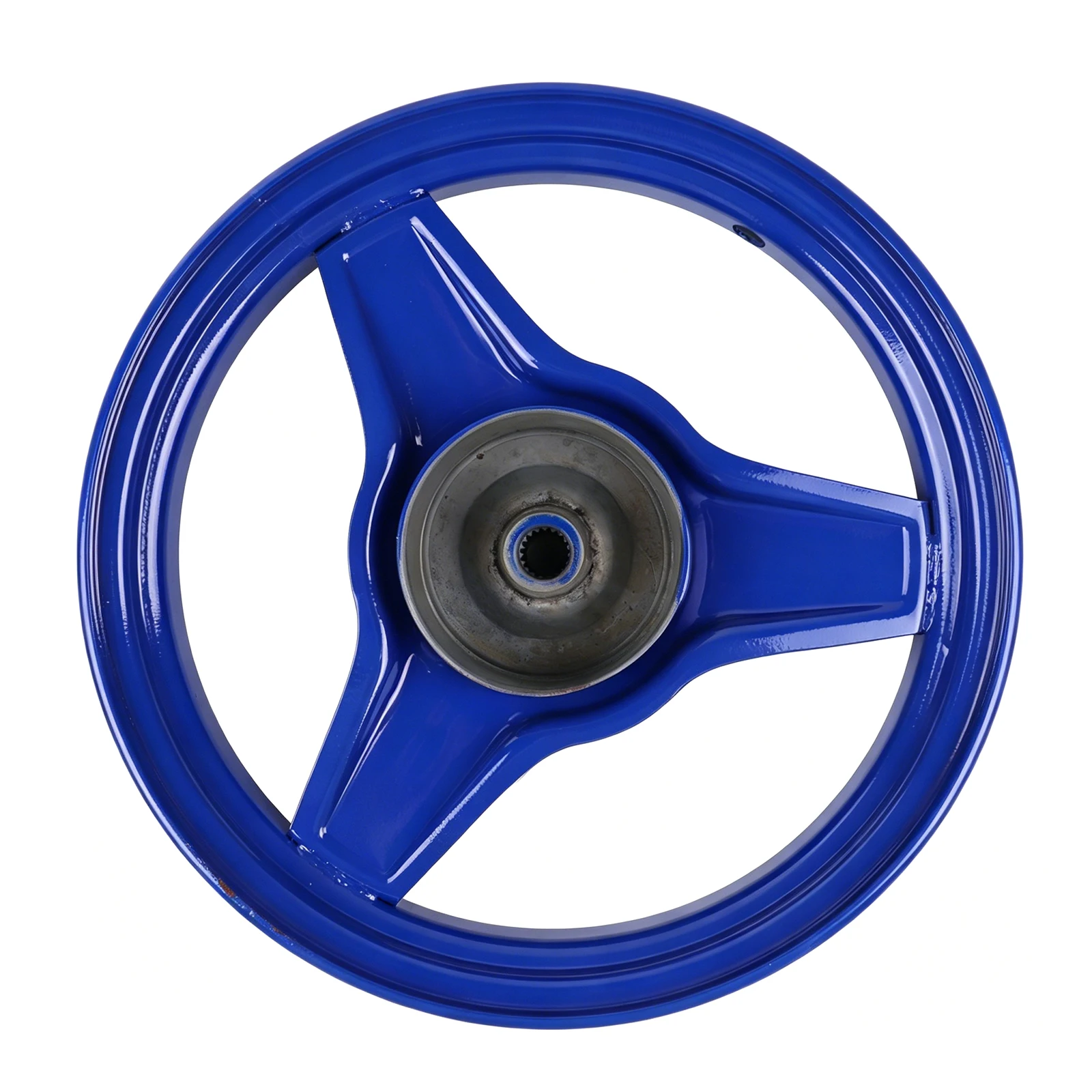 Front Rear Wheel Rim Hub 10 Inch 2.50-10 for Yamaha PY50 PW50 PEEWEE 50 PY PW 50 PIWI 50 Blue White Motorcycle Rear Rim Wheel
