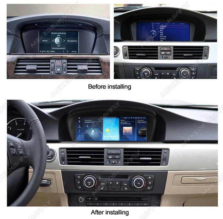 Android 13 Qualcomm 8+256G 8core Car Dvd Player  5 Series E60 E61 3 Series E90 E91 E92 GPS Car Video Voice Control