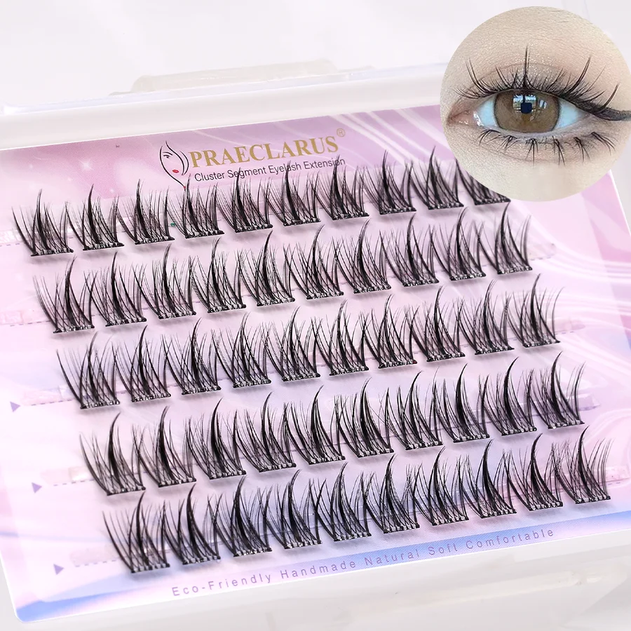 FindLove 自己粘着まつげ 12 ミリメートルつけまつげ接着剤不要 DIY まつげソフトナチュラルまつげ接着済みまつげメイクアップツール