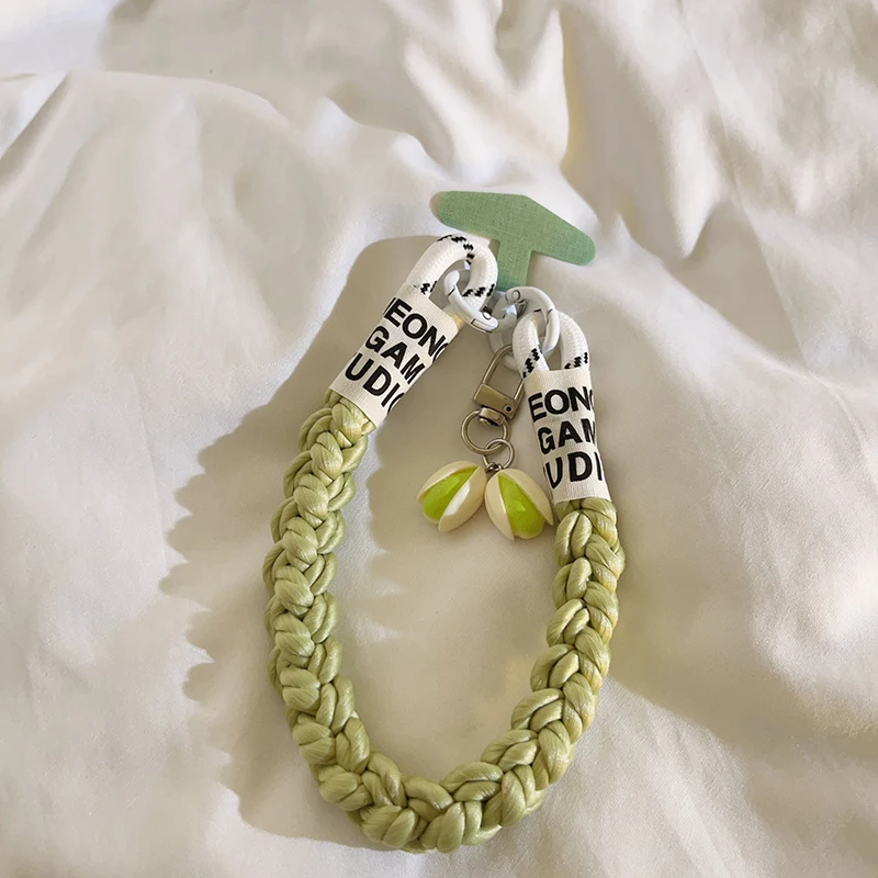 

3D Pistachio Charm - Phone Case Lanyard + Wrist Strap, Anti-Lost, Fits Car Keys & Earphones, Easy to Hold