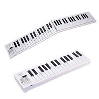 Foldable Electronic Organ Multifunctional 61 Key Electronic Piano Portable Musical Controller Keyboard Beginner Recording Pianos