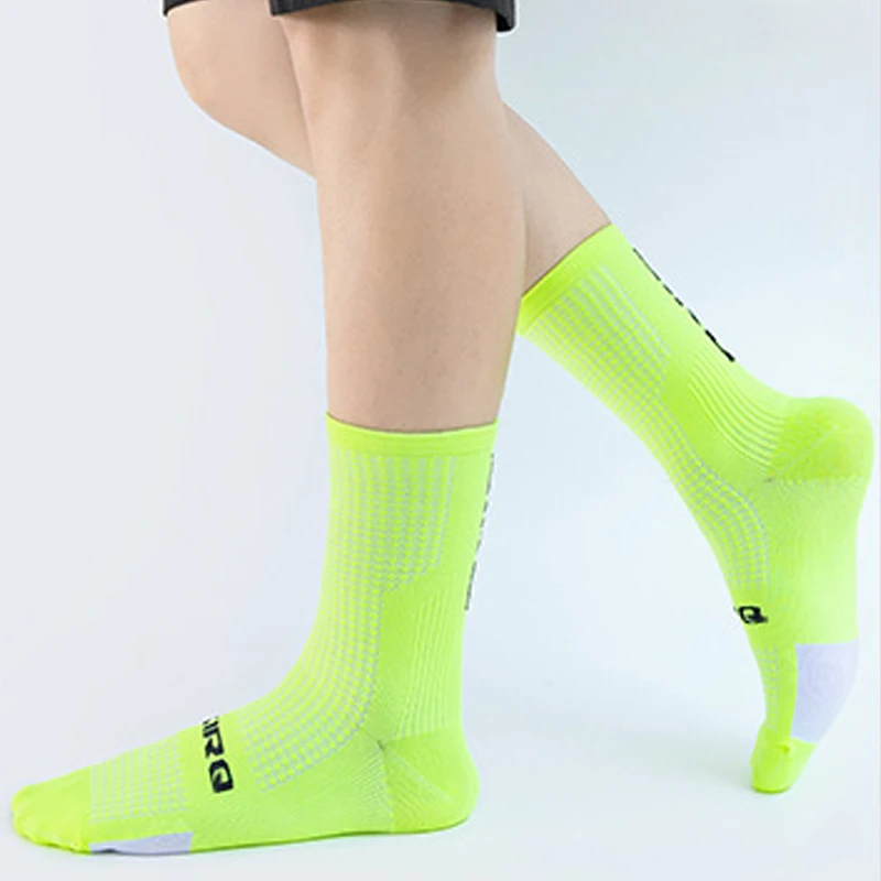 Cycling Socks Man Sports Socks Sweat Absorbent Breathable Soccer Socks Men Women Biking Road Bicycle Football Socks