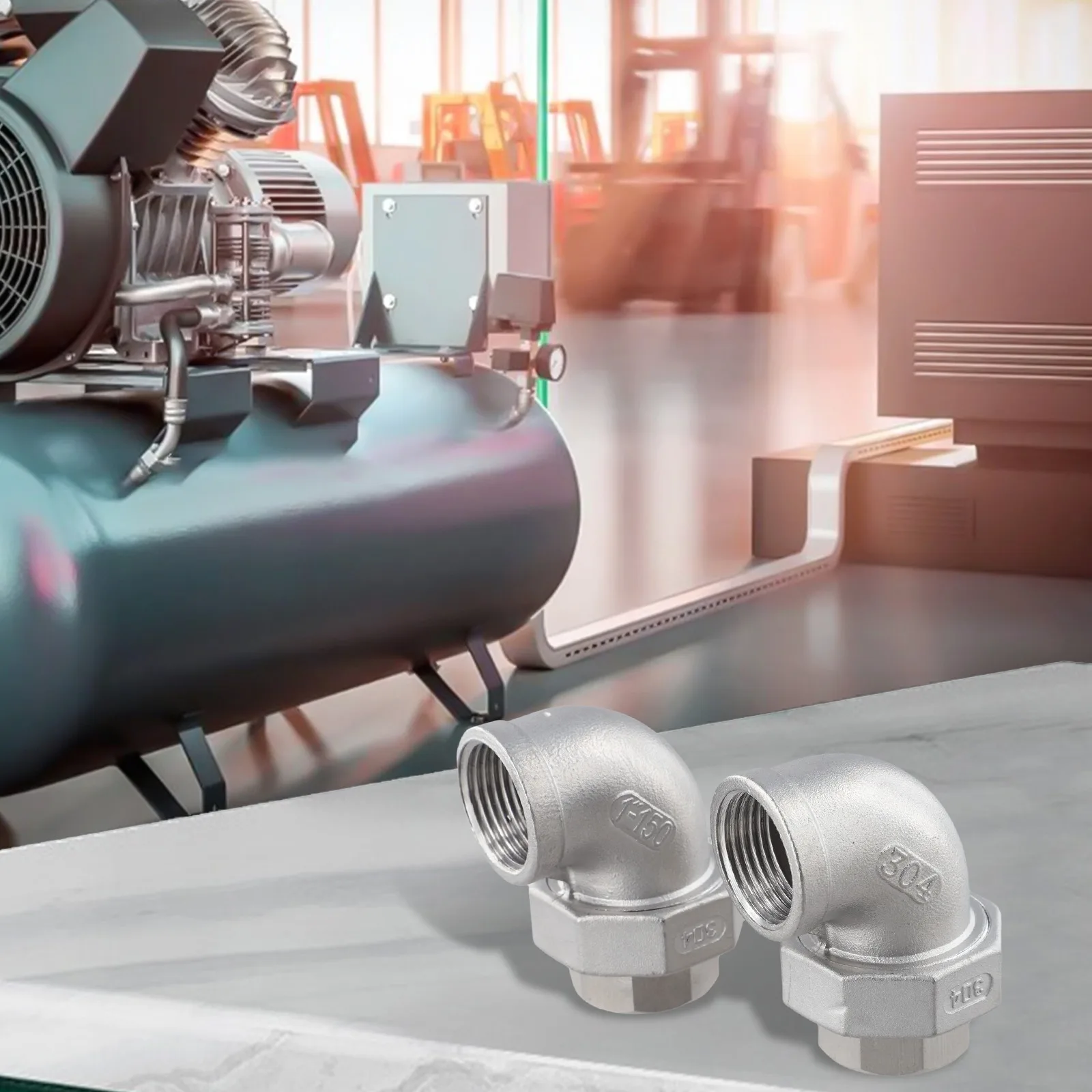 

Прямоугольный фитинг для установки трубопроводной системы из нержавеющей стали 304. Гибкое соединение системы трубопроводов для промышленного использования.