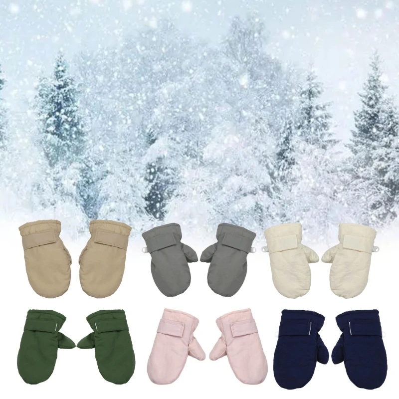 Stylish Kids Winter Gloves Soft & Durable Mittens with Fleece Lining Kids Insulated Snow Gloves Lightweight Gloves