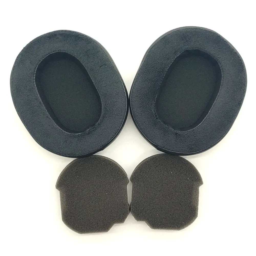 1 par de almohadillas de cuero sintético para auriculares, reemplazo de almohadillas suaves para auriculares, accesorios de reparación para auriculares SONY WH-1000XM5.